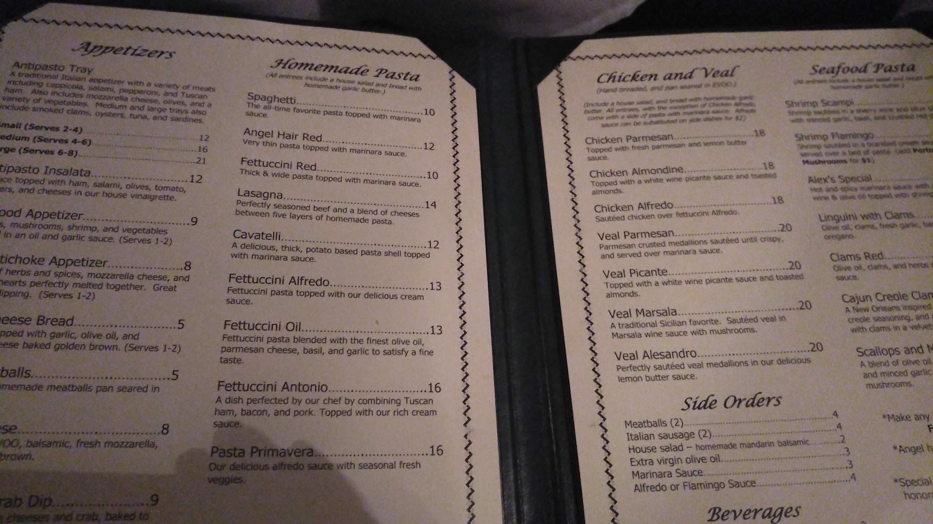 The Italian Connection Menu image 3
